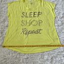 Style & Co . Text tee sleep shop repeat happy lime size XL Photo 5