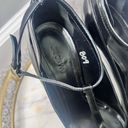 Jason Wu Sz 9.5B  Black & Metallic T Strap Pumps Photo 6