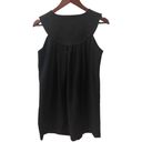 BB Dakota Black Wool Shift Mini Dress Pockets Retro M Photo 3