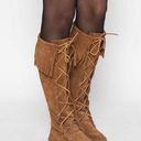 Minnetonka  suede lace up moccasin boots Sz 7 Photo 0