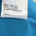 Akris EUC  Sleeveless Collared Cotton Blouse‎ Women S Concealed front Blue Photo 14