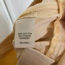 J.Jill  Womens Pants Sz 8 Crop Capri Stretch Light Yellow Tan Cream Beige Photo 5