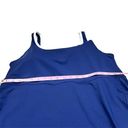 Fabletics  Women's 2X Blue Sporty Sleeveless Short Dress w/ Built-In Shorts Photo 5