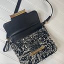 Jason Wu  Black and White Beaded Flap Crossbody Bag Purse Handbag Photo 4