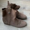  Shoes Frye & Co. Sarah Shortie Suede Pull On Boot In Taupe Gray Photo 2