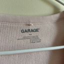 Garage Baby Pink Ribbed Long Sleeve Crop Photo 1