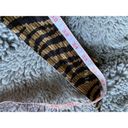 Furla  Women's Black & Brown Modern Zebra Print Scarf One Size Photo 12