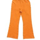 Sincerely Jules  High Rise Gauze Womens Slub Knit Cropped Wide Leg Pant Orange S Photo 1