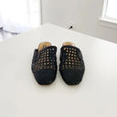 Nine West Shanie Woven Mule Flats in Black Photo 1