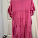 Umgee Pink Shirt Dress Photo 2