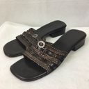 Brighton  Brown Leather Woven Rita Sandals 8.5 Photo 1