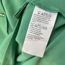 Joan Rivers  Grass Green Tunic button Shirt Blouse M Photo 5