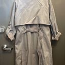 Club Monaco Club Monoco Light blue/grey Adjustable Sleeve Soft Trench Photo 7