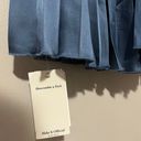 Abercrombie & Fitch The A&F Giselle Pleated Mini Dress in Blue - Small Photo 8