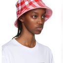 Burberry NEW  Knitted Check Bucket Hat, Pink IP Check, Size L, New with Tag $890 Photo 1