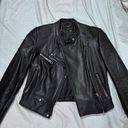 ZARA Leather Black Jacket Photo 0