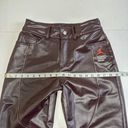 Jordan  X Maison Chateau Rouge NEW $100 Womens Crop Faux Leather Pants Size 4 Photo 13