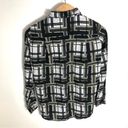 The Kooples  1 Small Black Multi Long Sleeve Button Down Blouse Photo 3