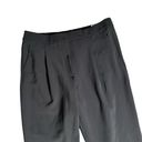 Loft  High‎ Rise Straight Leg Black Dress Pants Women's Slacks Cuff Size L New Photo 2