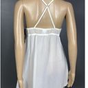 Apt. 9  Intimates Size Medium Chemise Babydoll White Bridal High Neck Lingerie Photo 5