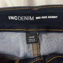 INC  Denim Mid-Rise Dark Wash Skinny Jeans - Size 20W (20”-25”W) Photo 3