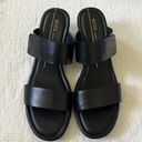 Ecco  HAPE 35 WEDGE SANDAL IN BLACK SIZE 9-9.5 Photo 3