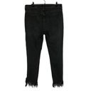 Free People  Great Heights Black Frayed Distressed Skinny Jeans 31 Photo 4