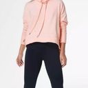 Sweaty Betty  | Harmonise Luxe Fleece High Neck Sweatshirt Antique Pink Sz Medium Photo 0