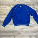FootJoy Blue with White Trim Women's Water Resistant V-Neck Pullover Medium Photo 4