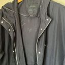 ZARA Black Lightweight Rain Jacket Photo 6