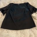 Coco Bianco  Blouse size S length 24” bust 34” color black and white (P6) Photo 8