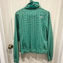 The North Face  Green Retro Patterned Jacket with Fleece Lining Women’s Medium Photo 4