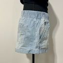 REWASH Striped Denim Roll Cuff High Rise Shorts Sz Large Women’s Blue Photo 4