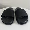 Nicole Miller  Costa Slide Sandal Black Fabric Upper Slip On Open Toe Women's 9 Photo 1