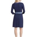 Draper James  PERSLEY NAVY BLUE DRESS L Photo 2