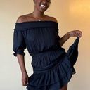 DO+BE Black Off The Shoulder Mini Dress Size Medium Photo 1