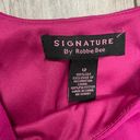 Robbie Bee NWT Signature By  Silk Fuchsia Layered Ruffled Dress Size 12 Photo 9