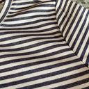 BB Dakota  Sparkly Blue/White Striped Swing shirt Photo 2