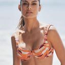 l*space L* Tori Bikini Top Orange Small NWT Underwire Photo 0