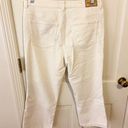 CHAPS Y2K  cream velour corduroy cropped pants Photo 2