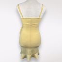 Lucy in the Sky Capri Ruffle Tie Mini Dress Yellow XS Photo 5