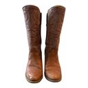 Dingo American Vintage  VINTAGE BROWN HEELED COWBOY BOOTS  size 7.5 Photo 9