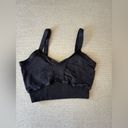 Free People Good Karma Scoop Neck Bra Washed Black M/L Photo 7