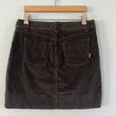 Patagonia Corduroy Charcoal Gray Organic Cotton Mini Skirt Photo 3