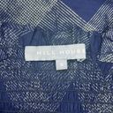 Hill House  Home Ellie Nap Dress Navy Metallic Check Size Small Discontinued Photo 5