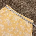 Abercrombie & Fitch  Linen Floral Skirt Yellow Small Photo 2