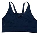 Fabletics  Womens XLarge Black Adjustable Straps Sports Bra Photo 4