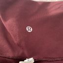 Lululemon  Boogie short size 6 reversible roll down wind berry burgundy shorties Photo 5