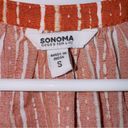 Sonoma Women's  NWT Orange Striped V Neck Sleeveless Tank Top size small Photo 3