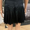 Bebe  Black Pleated Mini Tennis Skirt with lace Photo 3